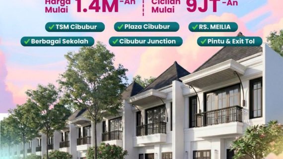 Rumah 2 Lantai di Depok Dekat Mall dan Rumah Sakit – Nura Residence Cibubur