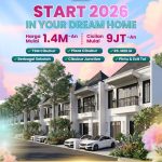 Rumah dengan Balkon Pribadi dan Carport Luas – Muara Dukuh Residence